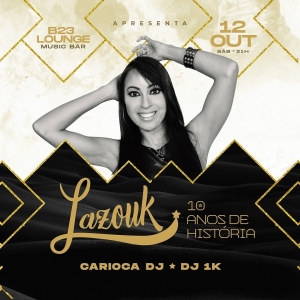 Lazouk faz apresentação em comemoração aos seus 10 anos neste sábado (12)